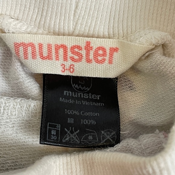 Munster | Girls Watercolor Floral Jogger Pants | Size: 3-6M - Picture 4 of 7